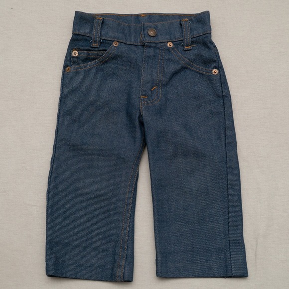 Other - Vintage 70s 80s Levis Strauss‎ Orange Tab Hardwear Jeans Denim Toddler 18x12 2T